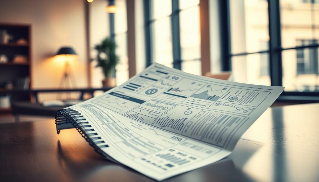 A comprehensive business plan for a successful project, showcasing a meticulously designed blueprint against a backdrop of a modern, minimalist office setting. The plan is presented in the form of a neatly organized notebook or document, with various sections and diagrams clearly visible. The lighting is soft and warm, creating a professional and focused atmosphere. The camera angle captures the plan at a slight angle, allowing the viewer to appreciate the level of detail and organization. The overall mood is one of diligence, strategic planning, and a clear path to success. A comprehensive business plan for a successful project, showcasing a meticulously designed blueprint against a backdrop of a modern, minimalist office setting. The plan is presented in the form of a neatly organized notebook or document, with various sections and diagrams clearly visible. The lighting is soft and warm, creating a professional and focused atmosphere. The camera angle captures the plan at a slight angle, allowing the viewer to appreciate the level of detail and organization. The overall mood is one of diligence, strategic planning, and a clear path to success.